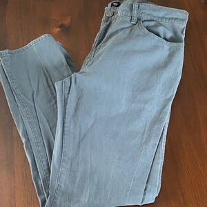 GAP Light Slate Blue Slim Straight Pants